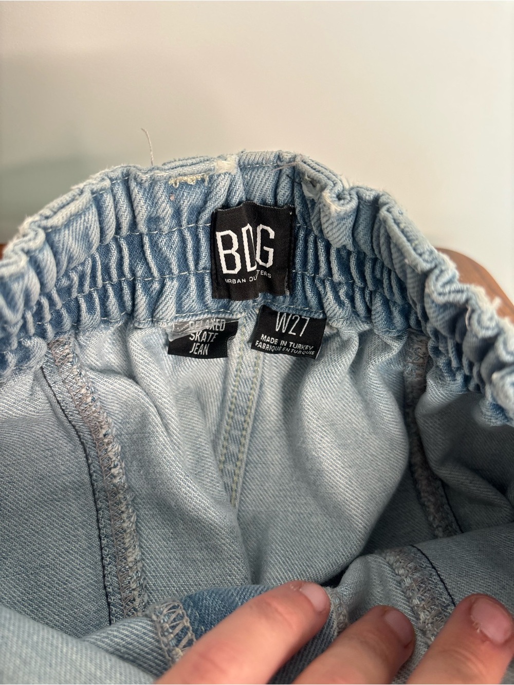Urban Outfitters Light Blue Wide Leg Jeans - Picture 2 of 3